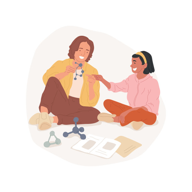 科学导师孤立卡通矢量插图图片下载