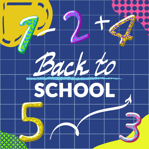 网页设计模板小学，工作室，数学课程，创意儿童。数学。现代设计矢量插图概念网页和移动网站的发展。图片下载