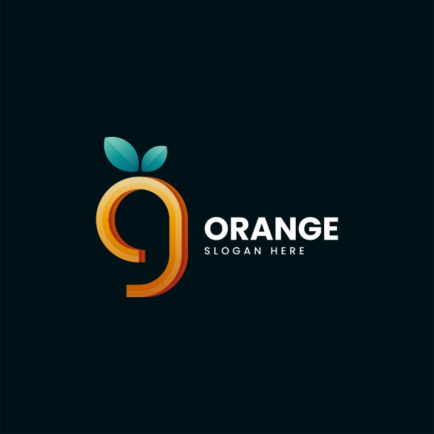 矢量插图芒果梯度彩色风格。图片下载