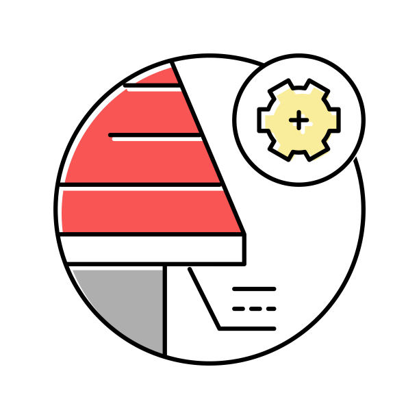 Soffit屋顶颜色图标矢量插图图片下载