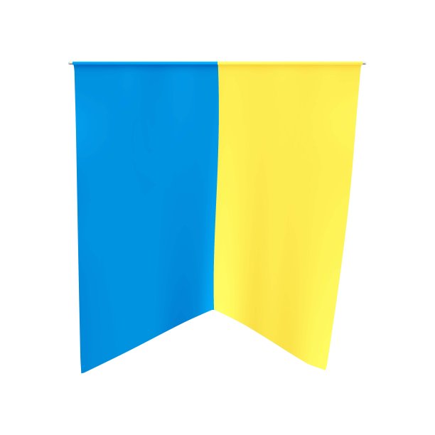 乌克兰彭南特。国家乌克兰黄蓝色挂毯。乌克兰哥白尼。图片下载