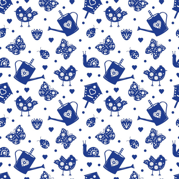 无缝模式在斯堪的纳维亚风格图片下载