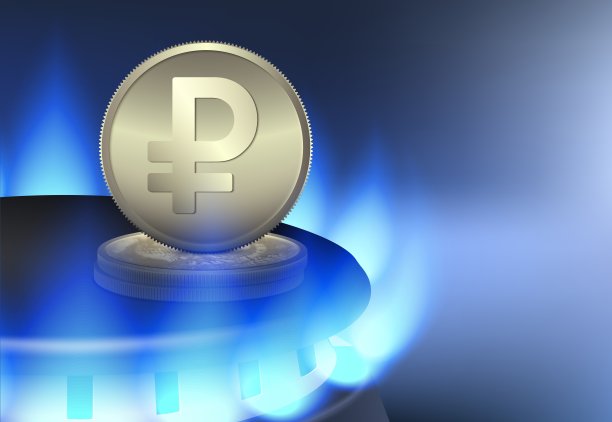 煤气炉和一堆卢布图片下载