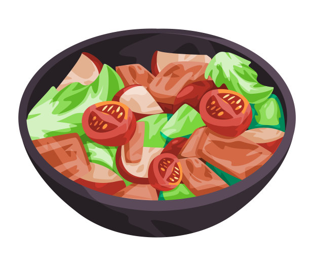 油腻的阿拉伯中东沙拉食品健康传统黎巴嫩新鲜插图图片下载