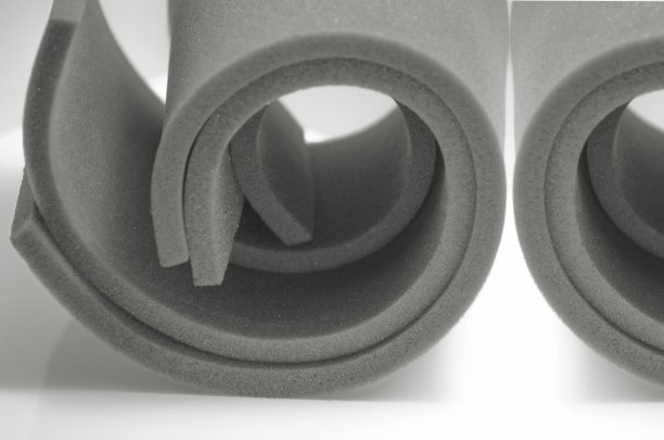 灰色海绵泡沫材料卷图片下载