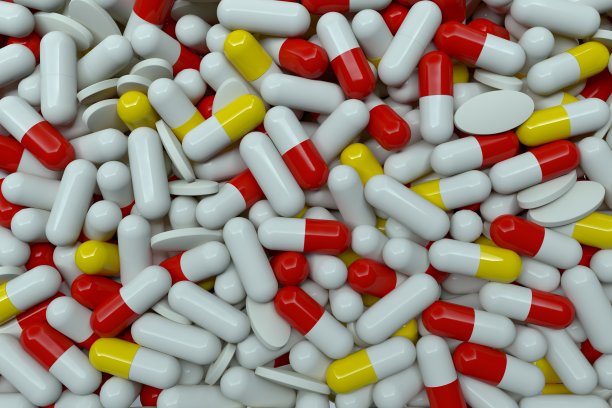 三维医学艺术药丸背景图片下载