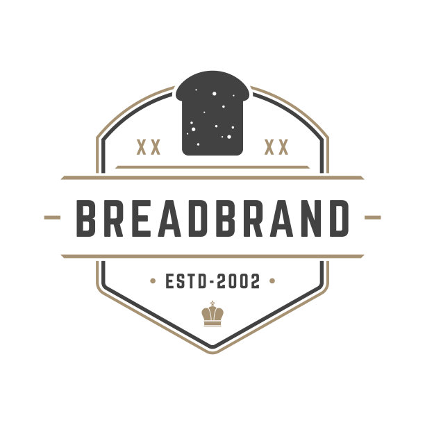 面包店的标志模板。矢量对象和图标糕点食品标签或徽章图片下载