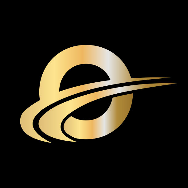 初始O字母标志与创意现代商业排版矢量模板。字母O标志图标图片下载