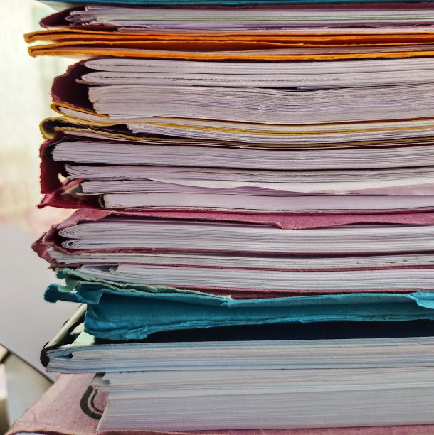 成堆的文档图片下载