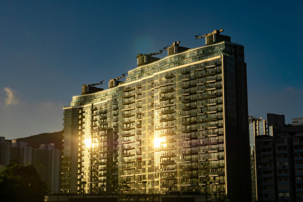 香港高层住宅楼图片下载