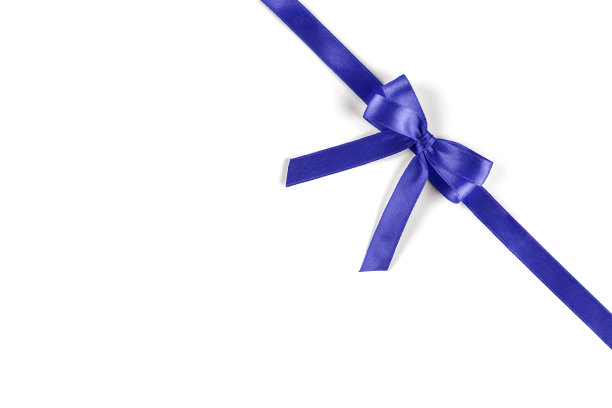 闪亮非常佩里丝缎带在白色的背景。图片下载