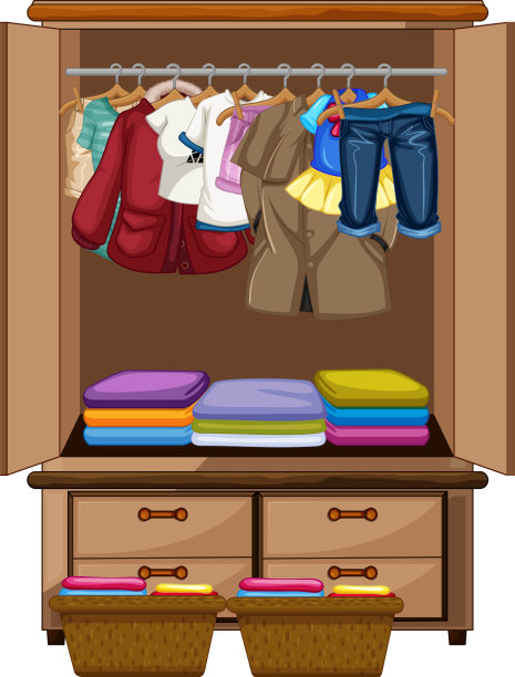 衣柜里有很多衣服图片下载