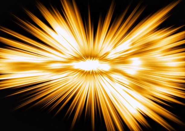 一束激光照亮黑暗的插图图片下载