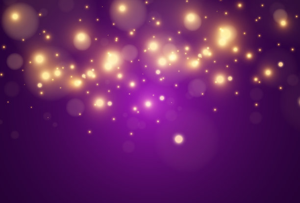 明亮美丽的火花在透明的背景。图片下载