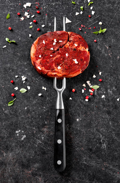 生牛肉串肉扦图片下载