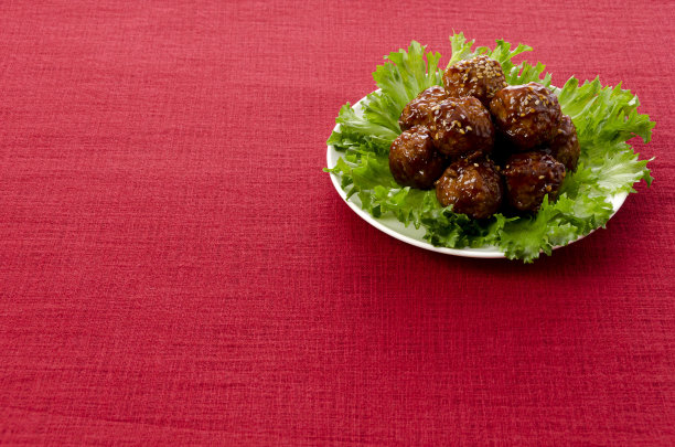 糖醋肉丸子图片下载