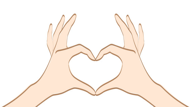 手的心。图片下载