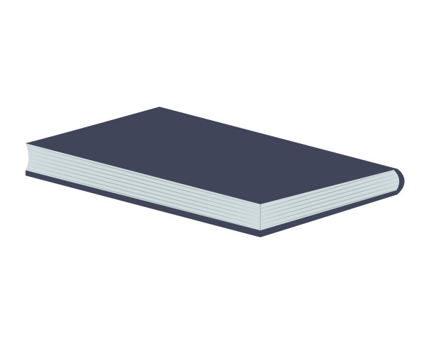 平面设计风格的书图标。图片下载