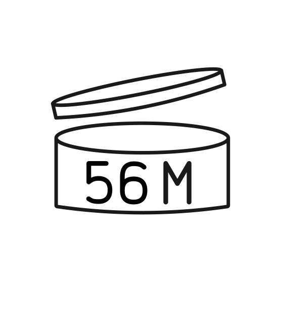 过期日期56个月的图标。开启符号后的句点。矢量插图。图片下载