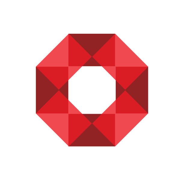 红钻石符号红钻石标志图标图片下载