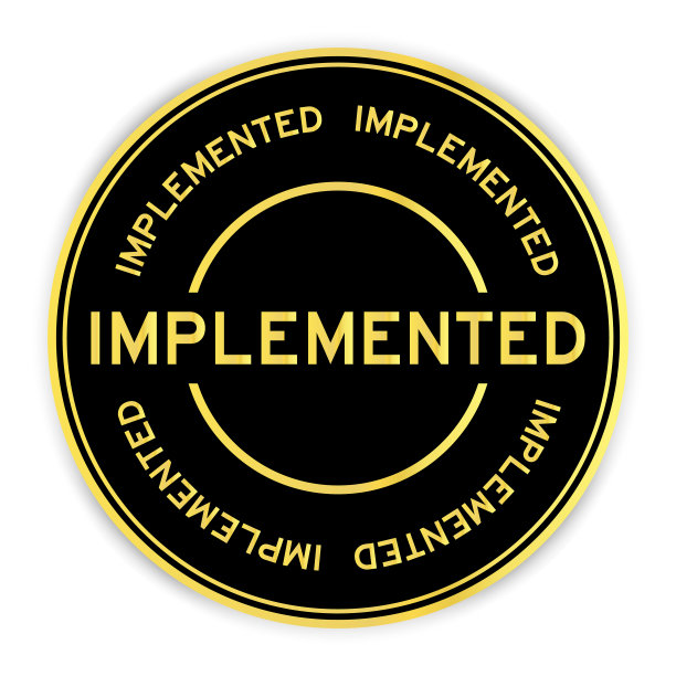 黑色和金色彩色圆形标签贴纸与字实现在白色背景上图片下载