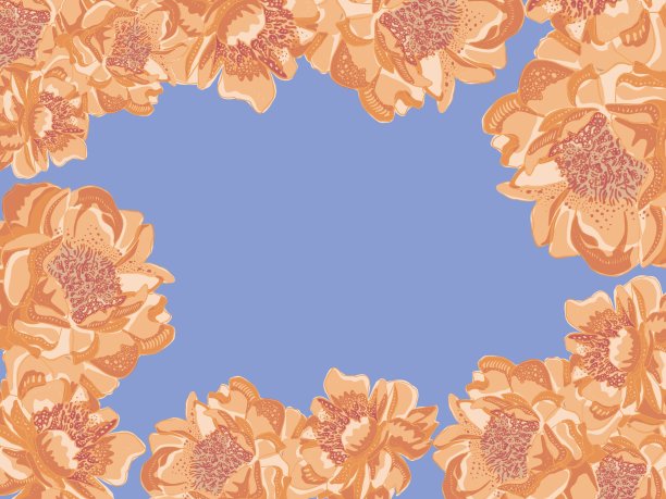 花的框架图片下载