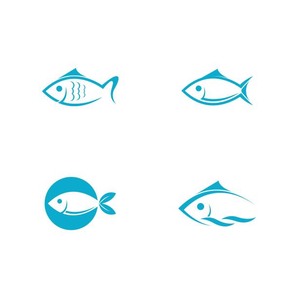 鱼标志图标集图片下载