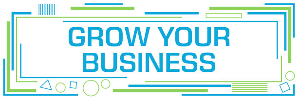 发展你的业务线，正方形，水平的绿蓝色图片下载