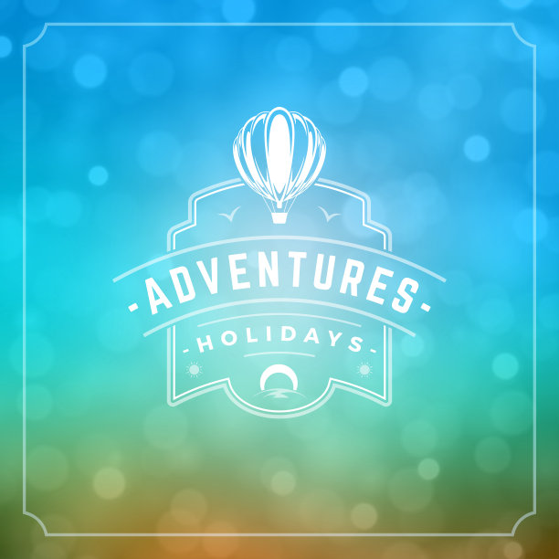 暑假排印标签设计在垃圾纹理纸背景。图片下载