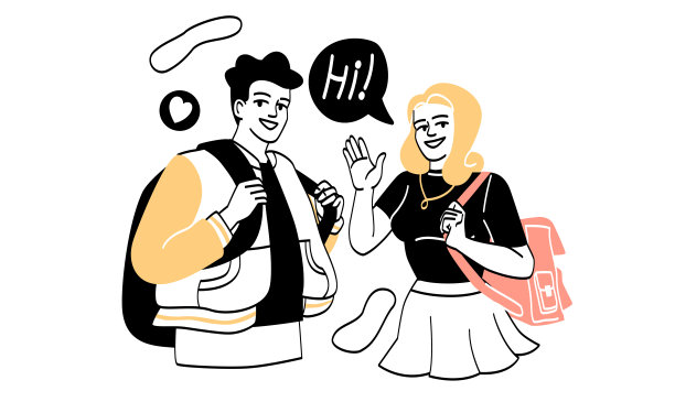 快乐青年学子理念图片下载