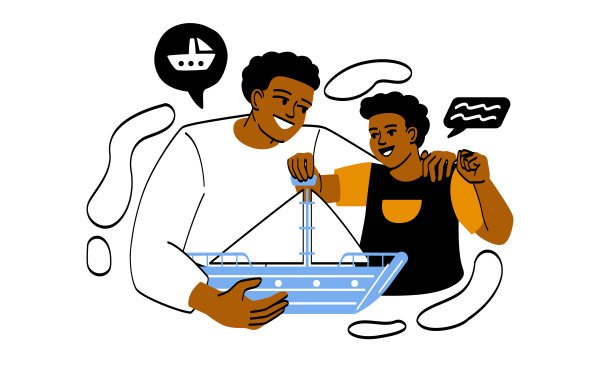 有趣的孩子参与不同的活动图片下载