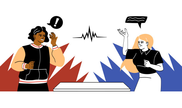 对手之间的冲突概念图片下载