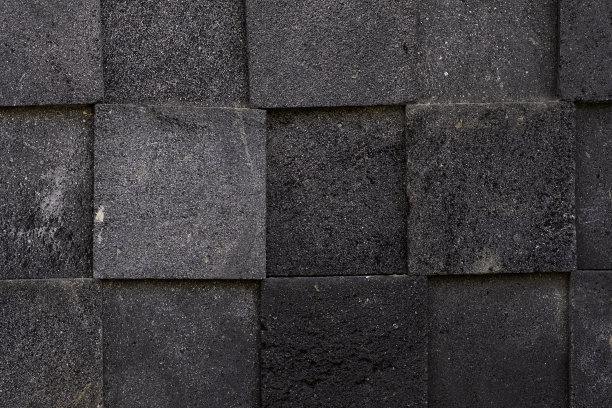 混凝土煤渣块方形墙体纹理图片下载