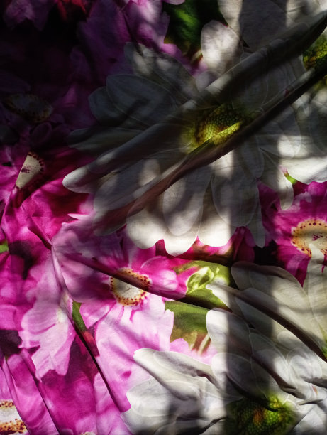 高光和阴影，以及花织物的纹理效果图片下载