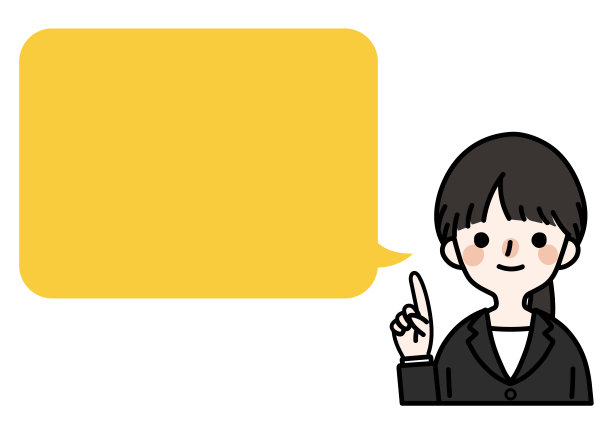 可爱的西装女性插画图片下载