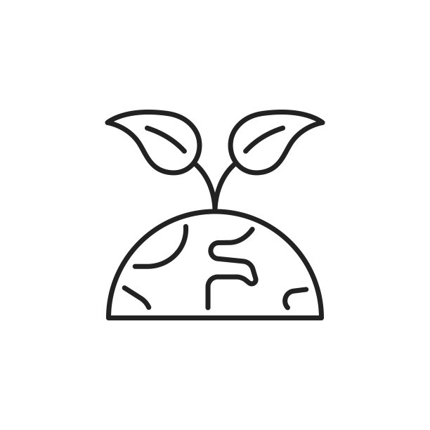 生态。世界环境的图标。高质量的黑色矢量插图。图片下载