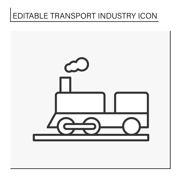 铁路运输线图标图片下载