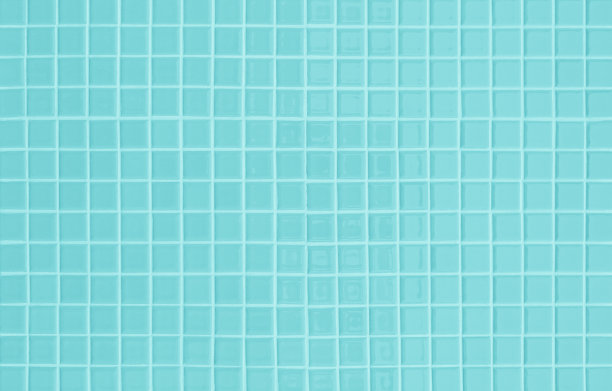 蓝色粉彩陶瓷墙和地砖马赛克抽象背景。设计几何壁纸纹理装饰居室。简单的无缝图案干净的背景广告横幅海报或网络。图片下载