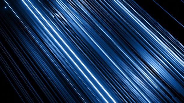 3 d渲染。三维抽象简单的几何背景与蓝色块像灯泡闪烁的霓虹灯。创意简单的运动设计bg与3d对象图片下载