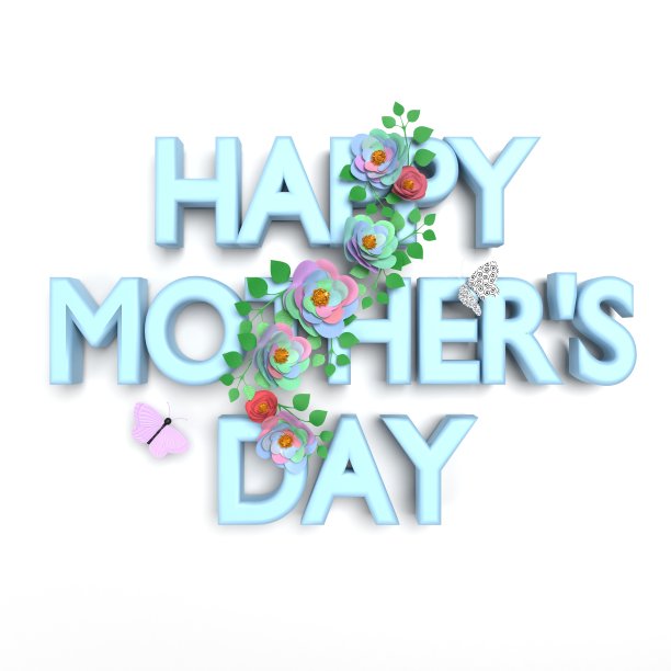 用蝴蝶和花朵来庆祝3月8日国际妇女节图片下载