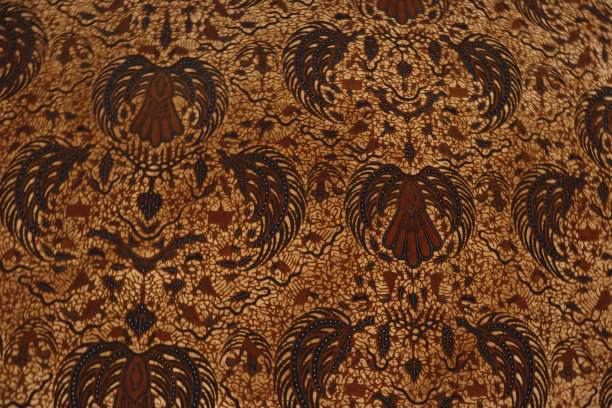 日惹写蜡染布。印尼的衣服。图片下载