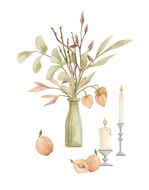 水彩组成图片下载