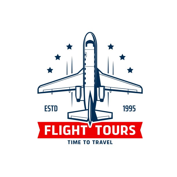 航空旅游图标，航空旅游或维亚旅游图片下载