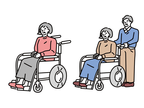 坐轮椅的人的插图(男性、受伤、疾病、住院、骨折、协助、住院、康复)
一个坐在轮椅上的人的插图。男人，女人，受伤，疾病，去医院，骨折，护理，住院图片下载