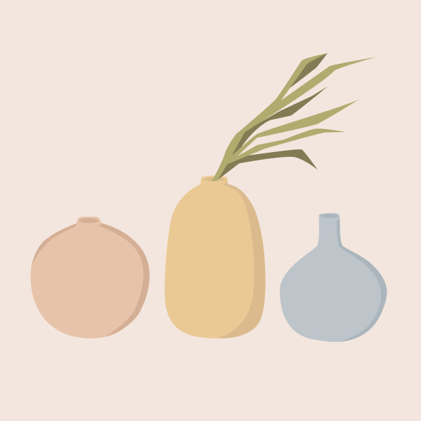 三个花瓶图片下载