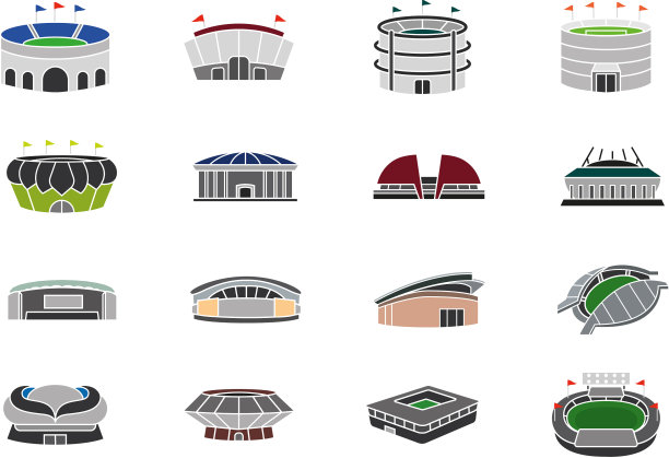 集体育场群设计图片下载