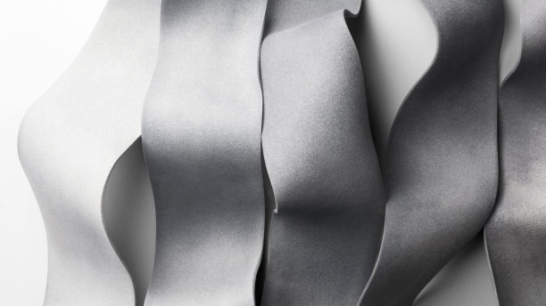 灰色波浪形状，抽象的背景图片下载