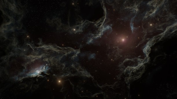 深空中的三维星云图片下载