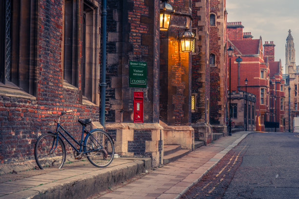 英国剑桥的街景图片下载