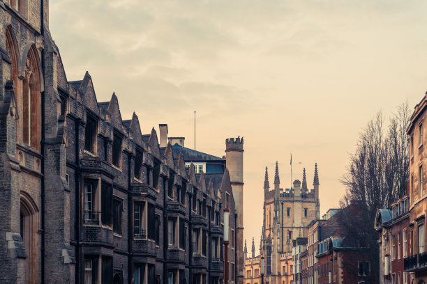 英国剑桥的传统房屋图片下载